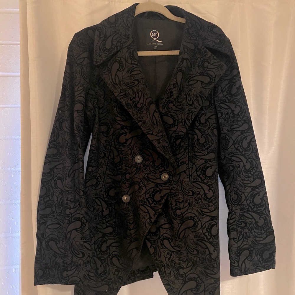 McQueen black blazer jacket